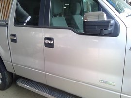 2012 FORD F-15, SILVER, XLT MODEL, CREW CAB, 3.5L TURBO, 4X4, F26356